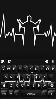 Jesus Heartbeat Keyboard Backg android App screenshot 0