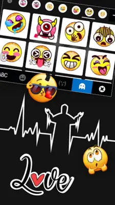 Jesus Heartbeat Keyboard Backg android App screenshot 2