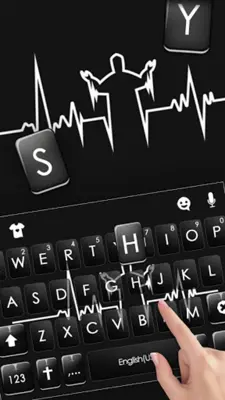 Jesus Heartbeat Keyboard Backg android App screenshot 3